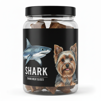 Shark meat slices